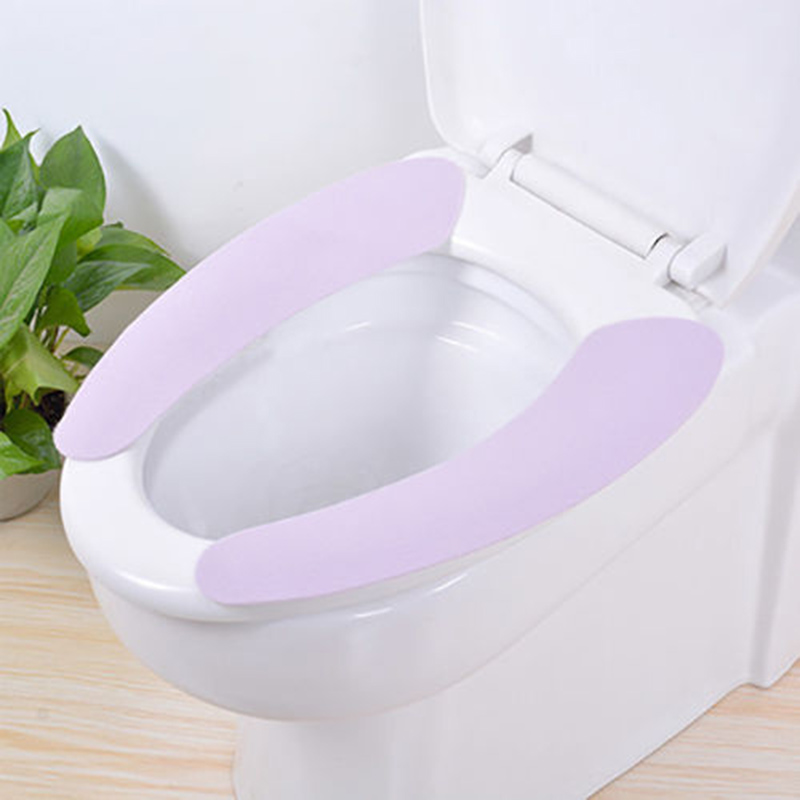 Washable Toilet Mat 1 Pair Disposable Thickened Soft Bath Towel Compressed Towel Adhesive