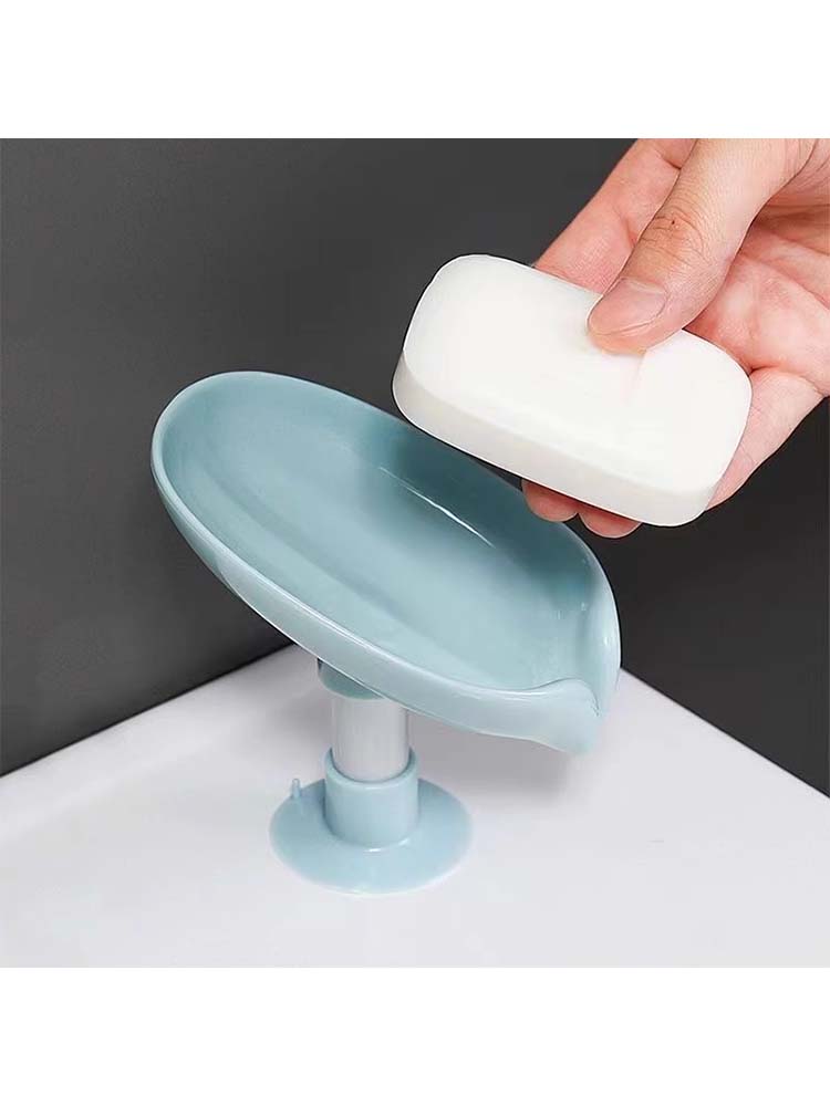 Thickened Soap Box Extra Thick Suction Cup Soap Dish Strong Suction Cup Sink Punch Free Soap Box Soap Dish Fabulous Draining Gadget