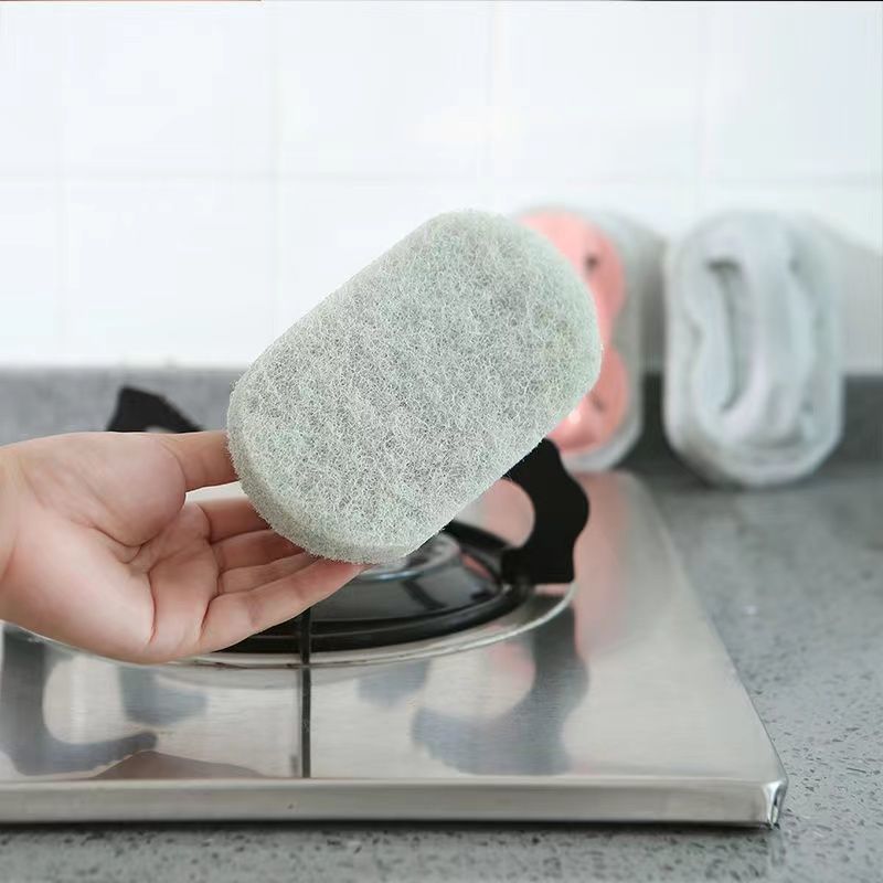Sponge Scourer Bathroom Wall Wash Cup Bowl Brush Kitchen