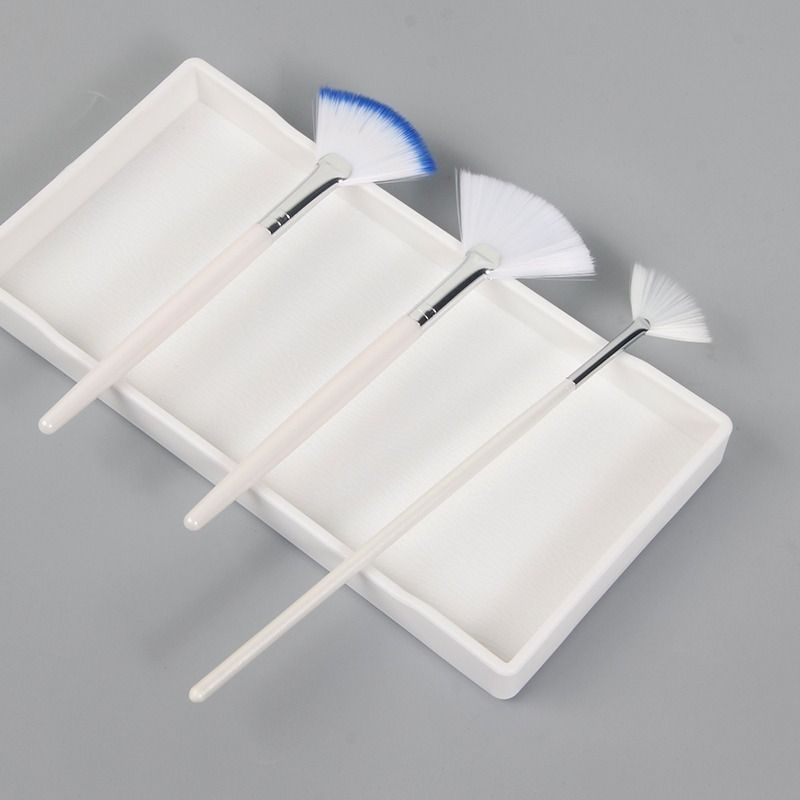 Beauty Salon Skin Management Special Long Brush Holder Tartaric Acid Brush Peeling Essence Liquid Fan Brush Facial Treatment Brush Acid Utility Brushes