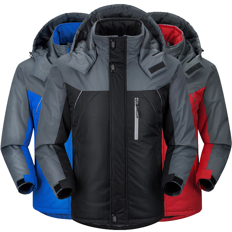 Winter Thicken Thermal Men's Cotton Jacket Work Clothes Shell Jacket