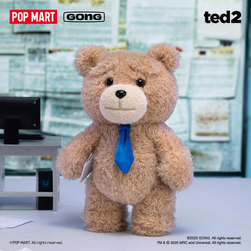 PopMart Pop Mart Resonance TED2 Teddy Bear Movable Stuffed Pendant Blind Box Trendy Gift