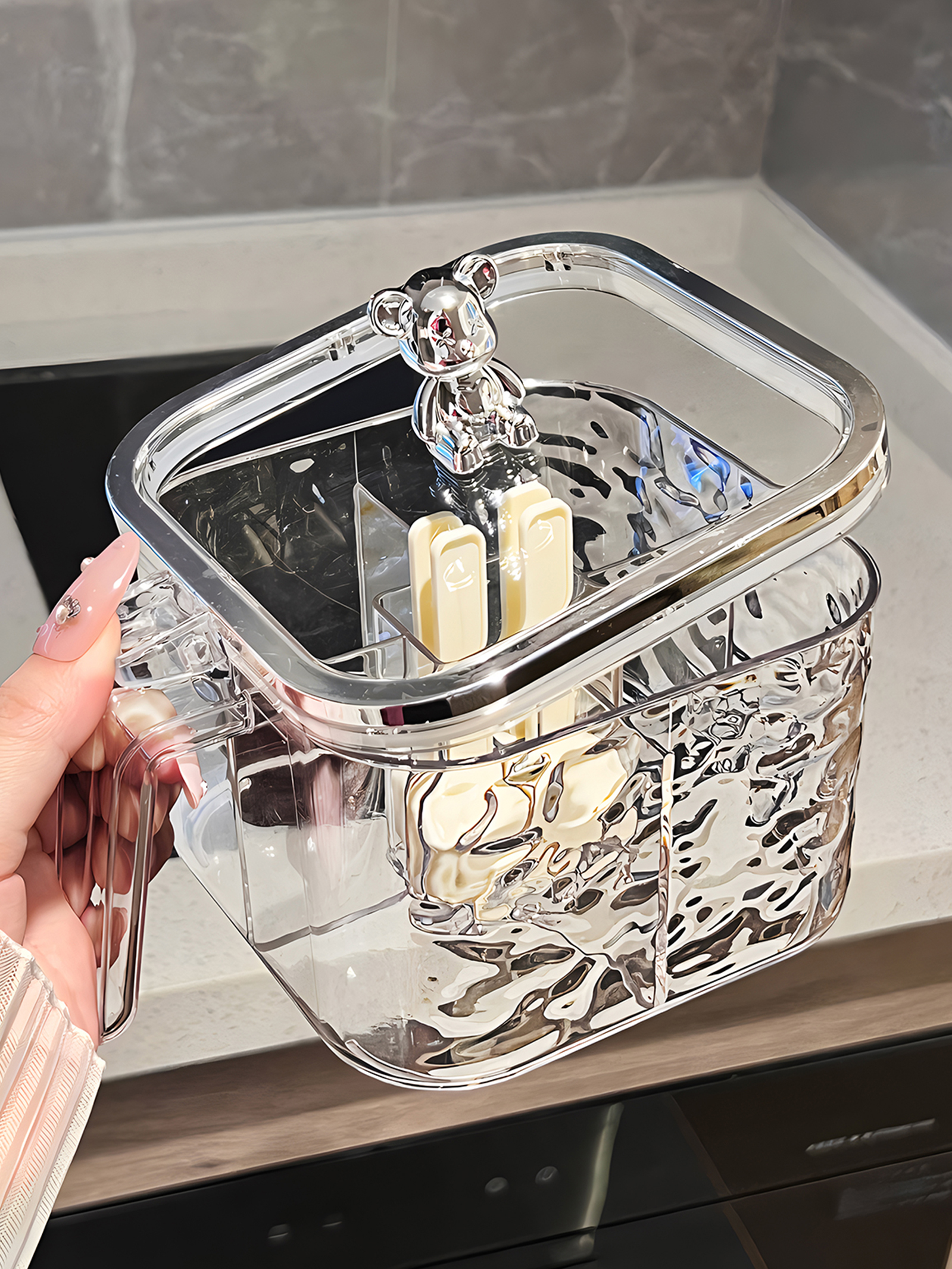 Seasoning Box For Home Kitchen Spice Jar Combination Suit Integrated Multi-Grid Salt MSG Pepper Storage Seasoning Seasoning Bottle