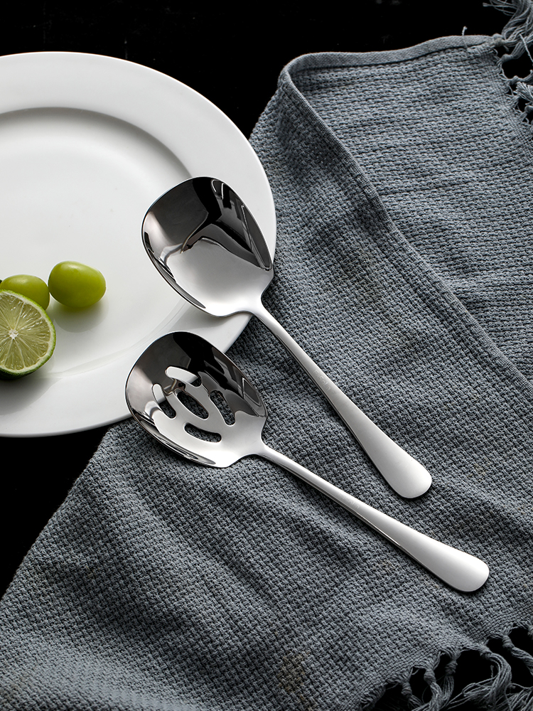 Fasola Stainless Steel Spoon For Home 304 Food Grade Soup Spoon Watermelon Dessert Spoon for Individual Portions Kids Eating Spoon