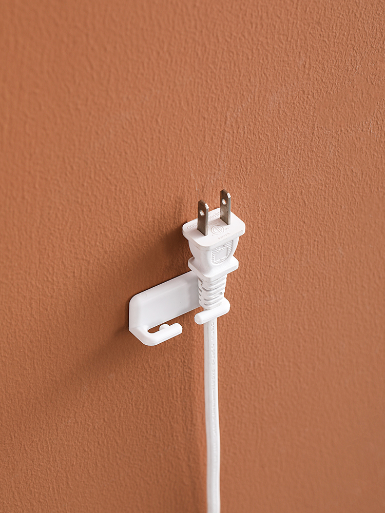 Fasola Plug Hook Punch-Free Multifunctional Kitchen Toilet Plug Holder Power Cord Storage Fantastic