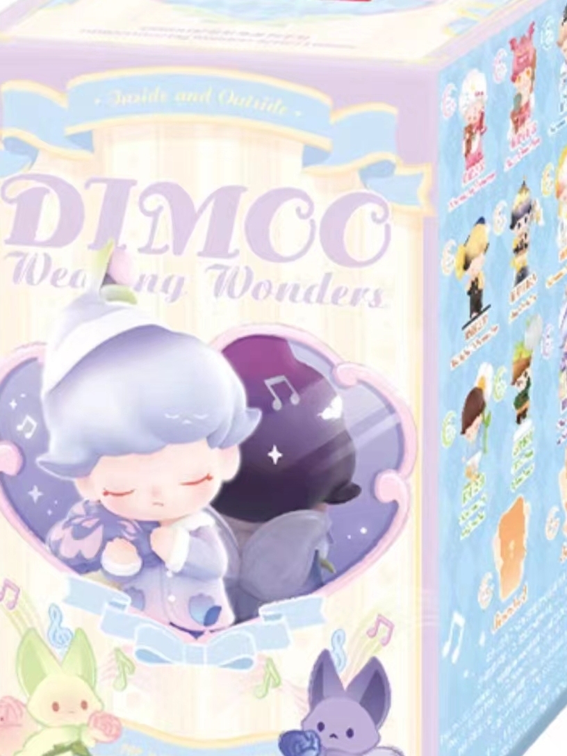 [Tens of Billions] PopMart Pop Mart Dimoo Menglimengwai Series Blind Box Hand-Made Fashion Decoration