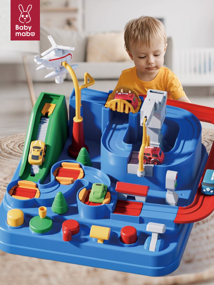 Track Toys 3-Year-Old Intellectual Brain-Boosting Car Entrance
