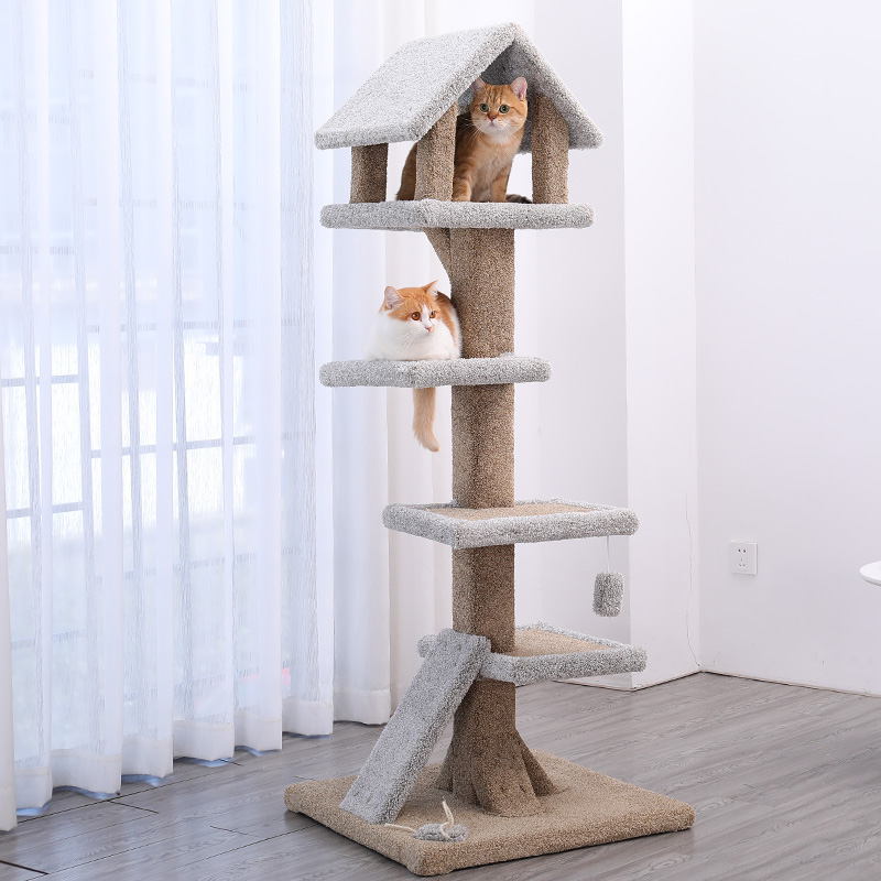 Cat Climbing Frame Cat Nest Cat Tree Integrated Large Cat Toy Cat Supplies Oversized TONTINE Multi-Layer Cat Rack Cat Climber Column
