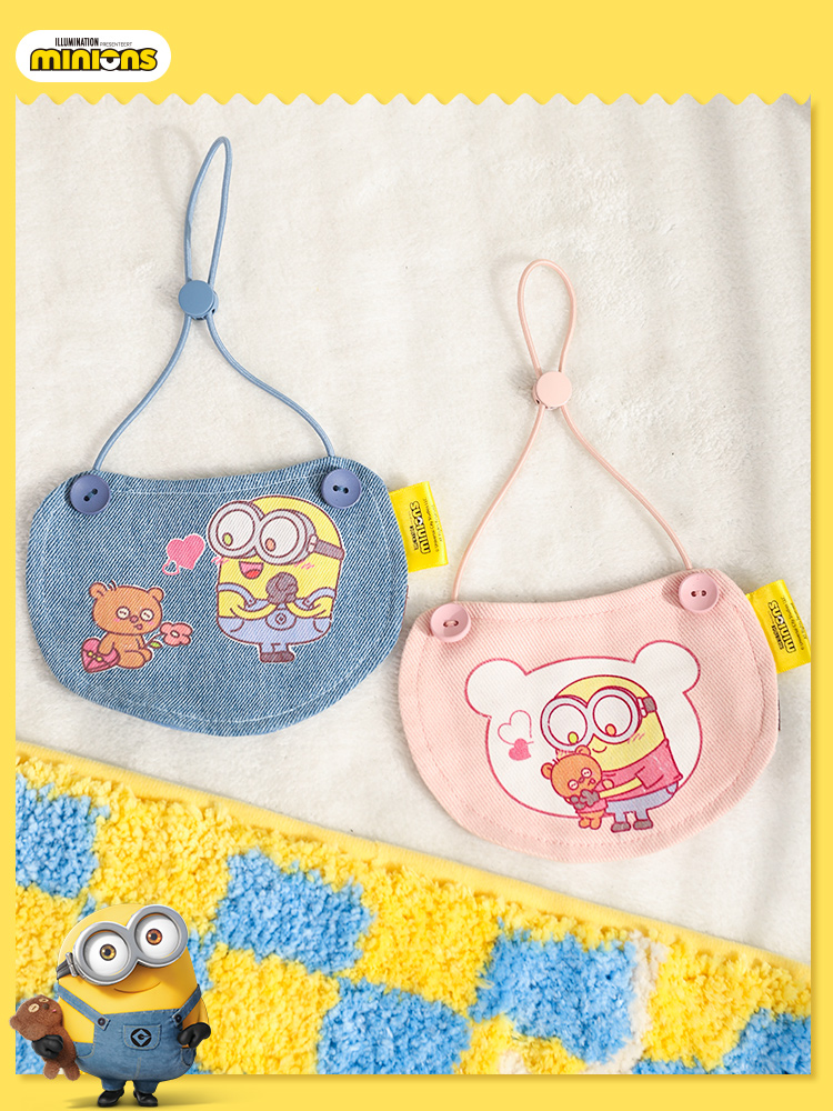 Pet Minions Series Bobtim Saliva Towel Dog Cute Scarf Accessories Teddy Corgi Dog Bib Ornament
