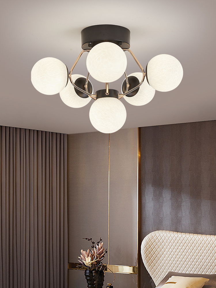 NVC Lighting Minimalist Modern Living Room Chandelier Molecular Scandinavian Magic Beans 2024 New Arrival Restaurant American Ceiling Lamp