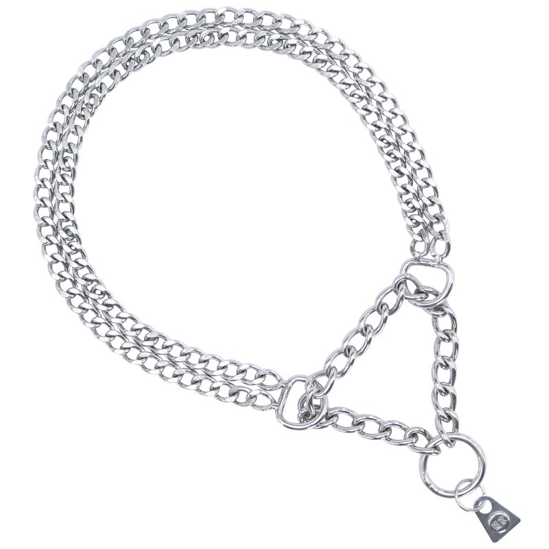 Big Sale Dog Collar Collar Pet P Chain Hand Holding Rope Stainless Steel Dog Chain Large Dog Labrador Dog Leash