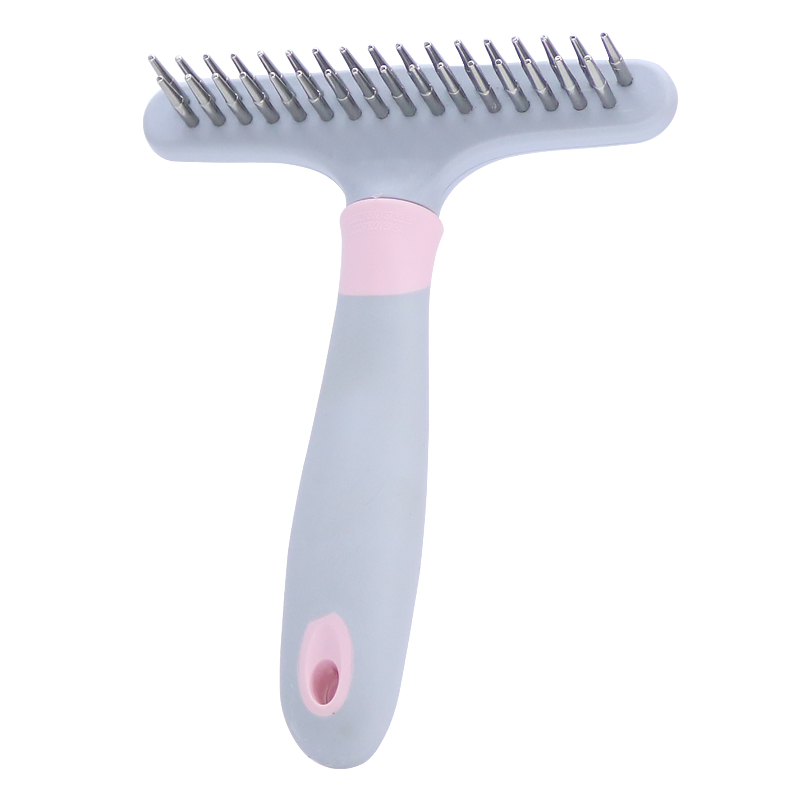 Dele Pet Hair Unknotting Comb Rake Dog Comb Rake Nail Comb Large Dogs Supplies Needle Comb Teddy Comb Dog Beauty Comb