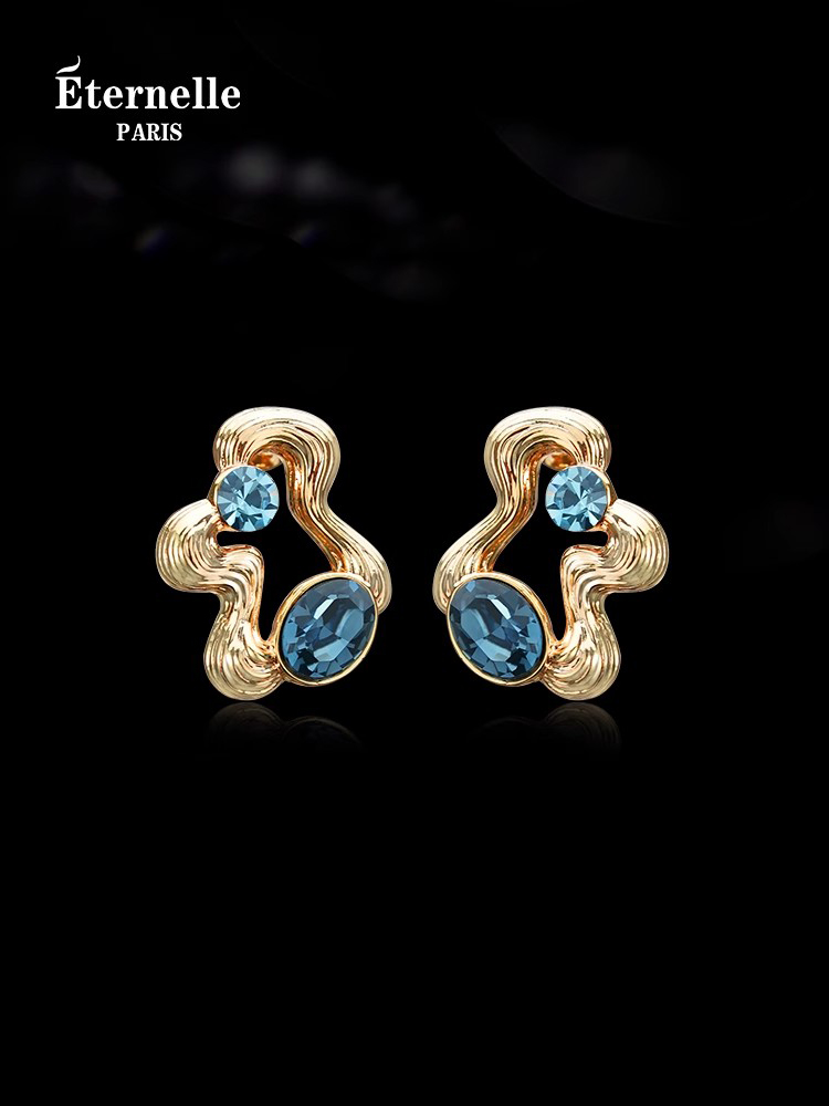 Eternelle French Eternal Original Design Earrings New Arrival Upscale Personality Earrings Elegant Artistic Earrings
