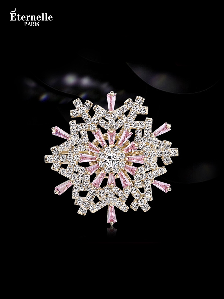 Eternelle France Snowflake Series Temperament Brooch