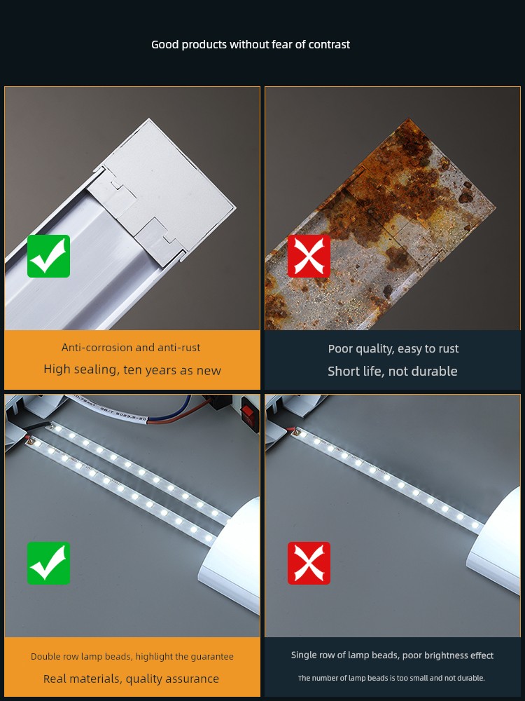 Led NVc Plug-in Dormitory Super Bright Energy-Saving Strip Light