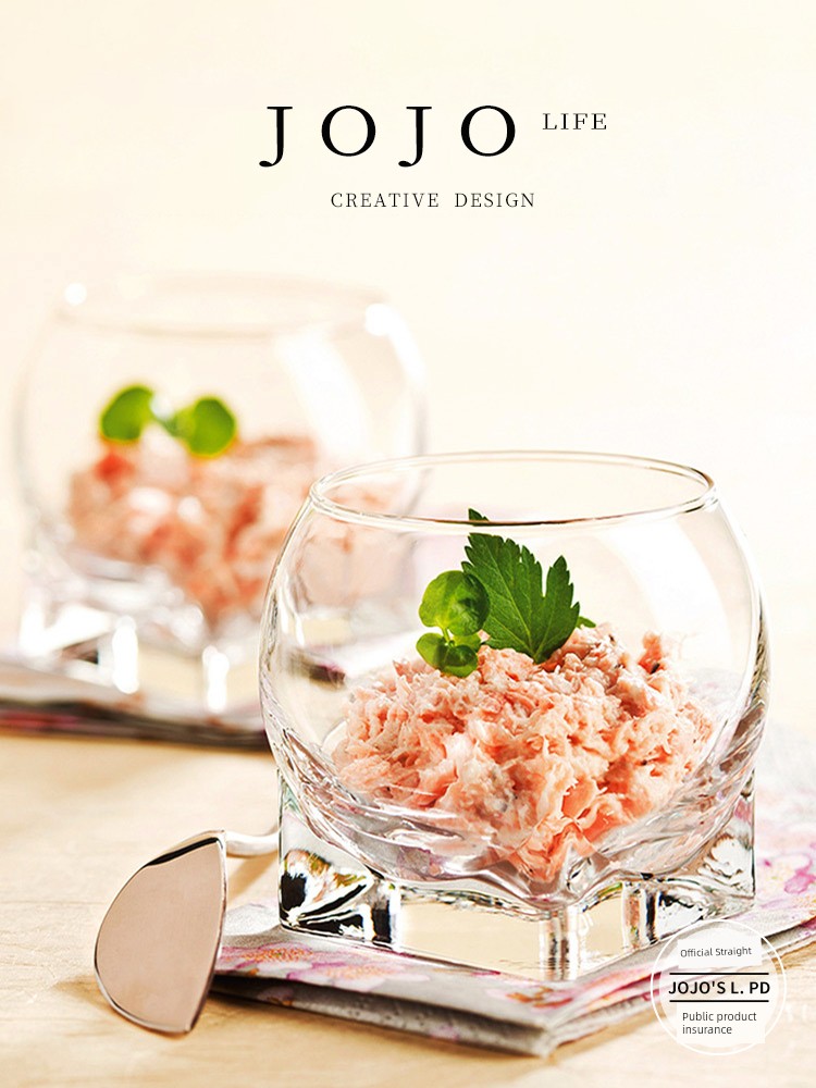 Jojo's L. Pd. Industries. Pudding Cup Creative Lead-Free Glass Compact Dessert Cup | Business