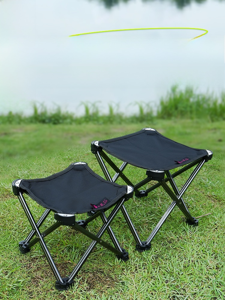 Xiaofengxian Outdoor Folding Stool Portable Fishing Chair Camp Chair Stool Folding Chair Camping Small Bench Small Chair