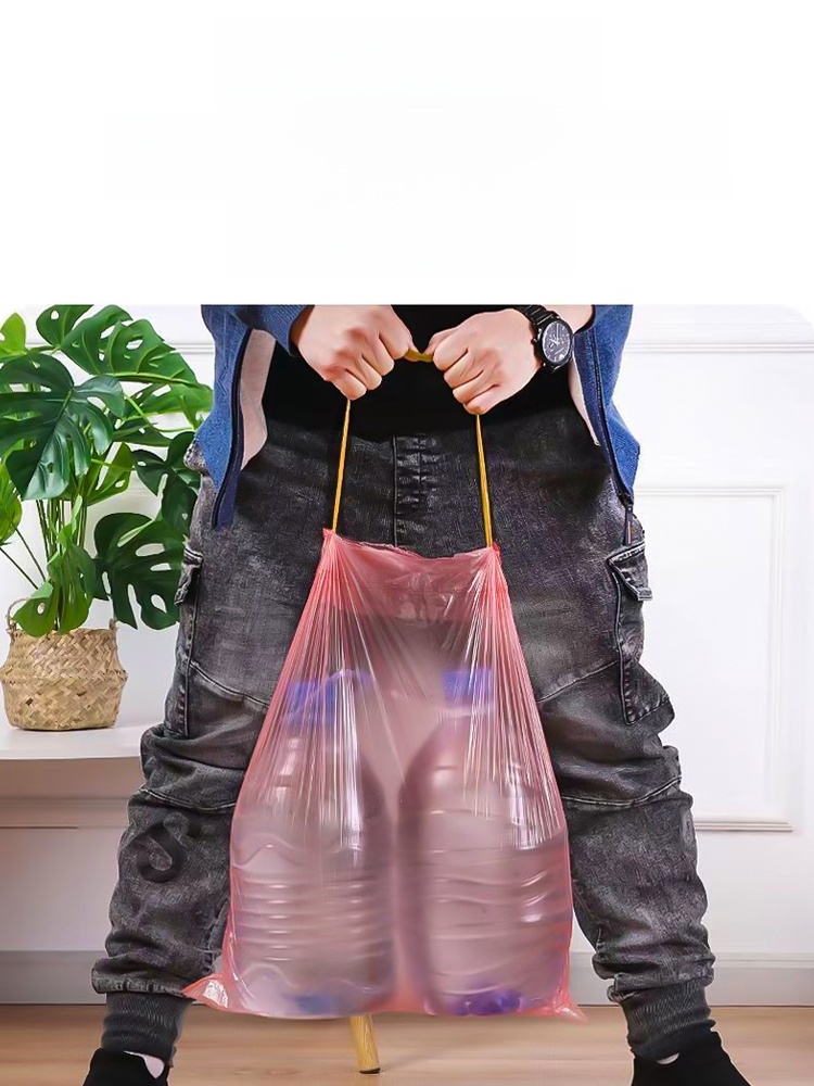 For Home Medium and Large Trash Can Clean Bag Extra Thick Drawstring