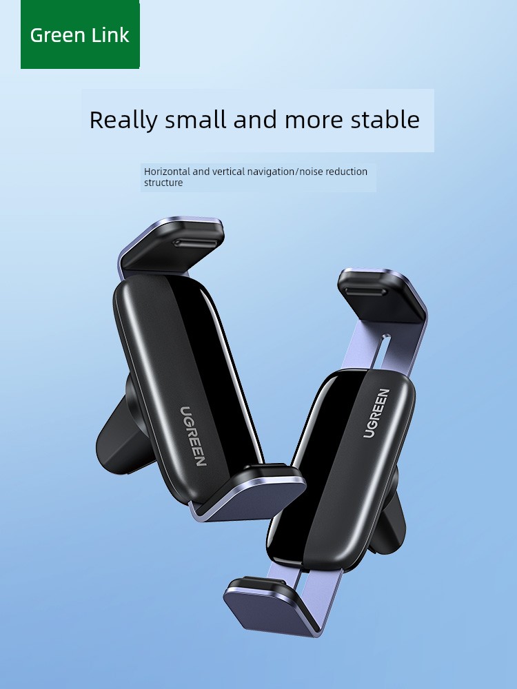 Green Air Outlet Fixed Car Mount Mobile Phone Stand