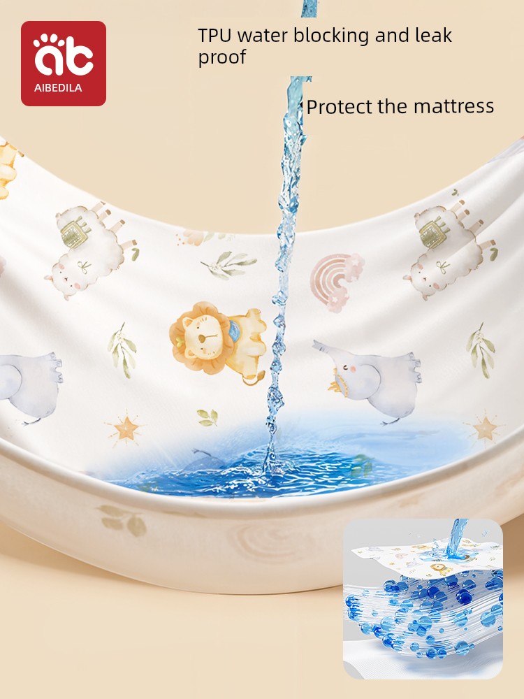 Crib Fitted Sheet Pure Cotton Kindergarten Baby Special Mattress Cover Bedspread Kids Bedding Waterproof Patchwork Bed Bed Sheets
