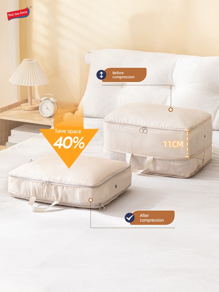 [Good Product Experience] Taili Four-Piece Set Buggy Bag Bed Sheets Quilt Cover Storage Fantastic Clothes down Jacket Bags
