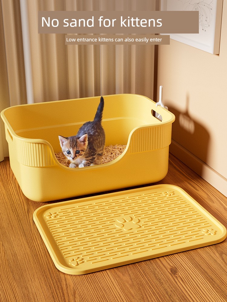 Dedicated Small Size Semi-Closed Open Deodorizing Filter Litter Box