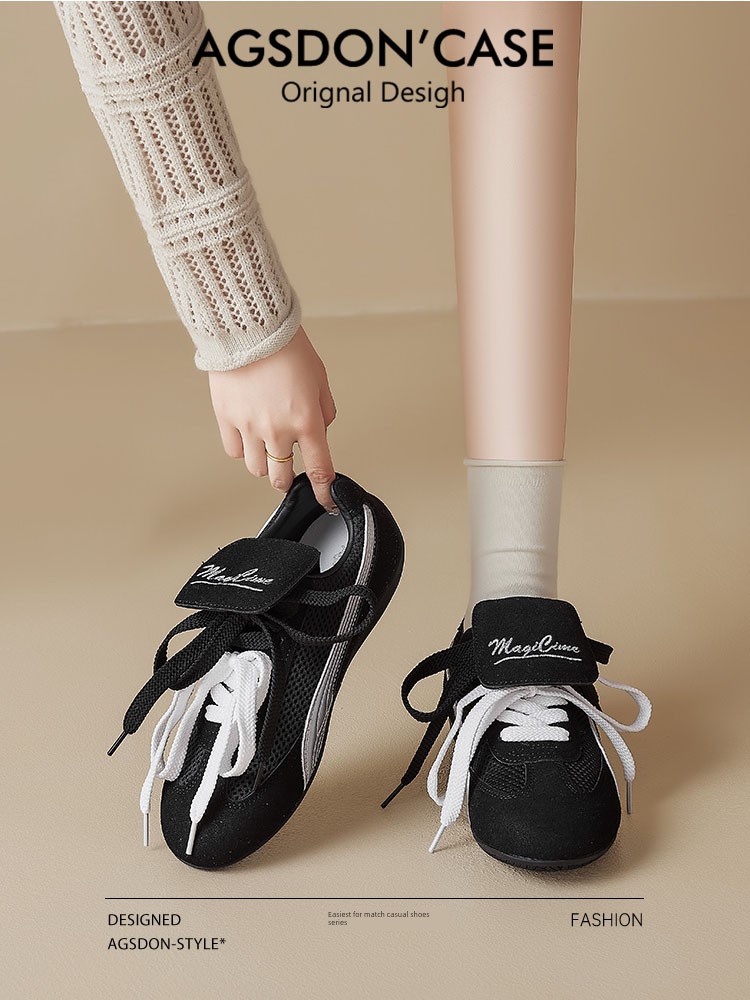 Augusto Ballet Training Shoes Women's 2024 Autumn New Black Warrior Soft Bottom Board Shoes with Skirts White Shoes
