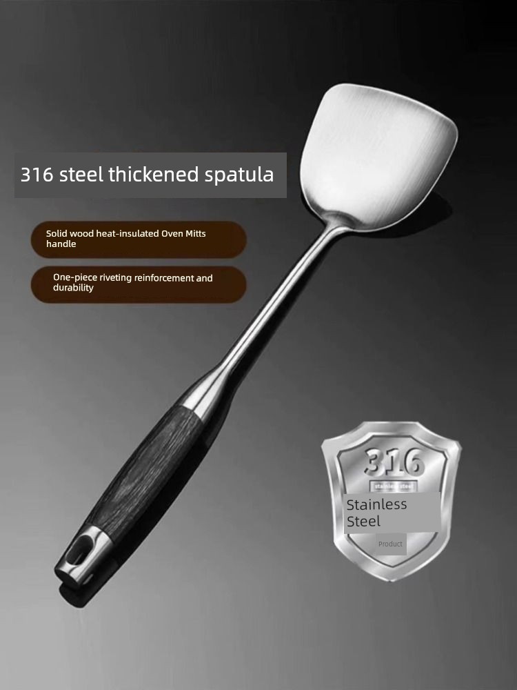Kitchen Supplies 316 Stainless Steel Spatula Spoon