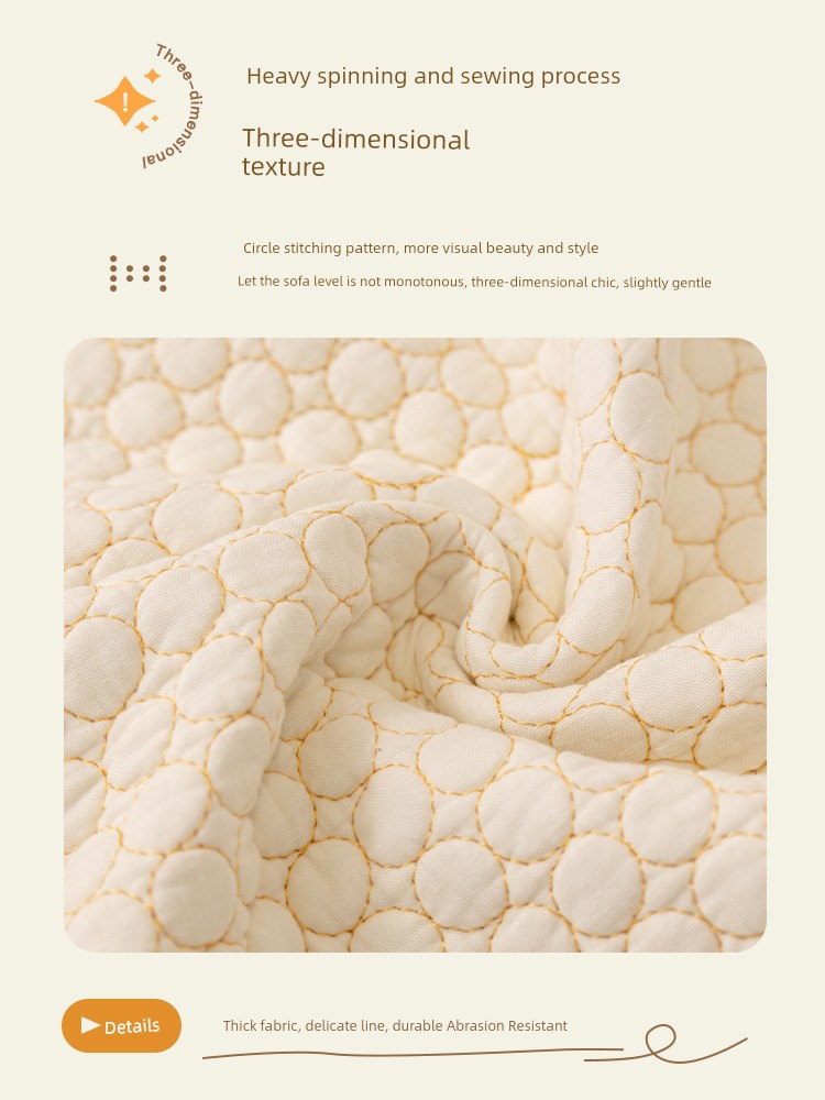 Cream Style Sofa Cushion All Year Round Neutral 2025 Popular New Arrival Accessible Luxury Fancy Sofa Cover Cover Cloth Cushion