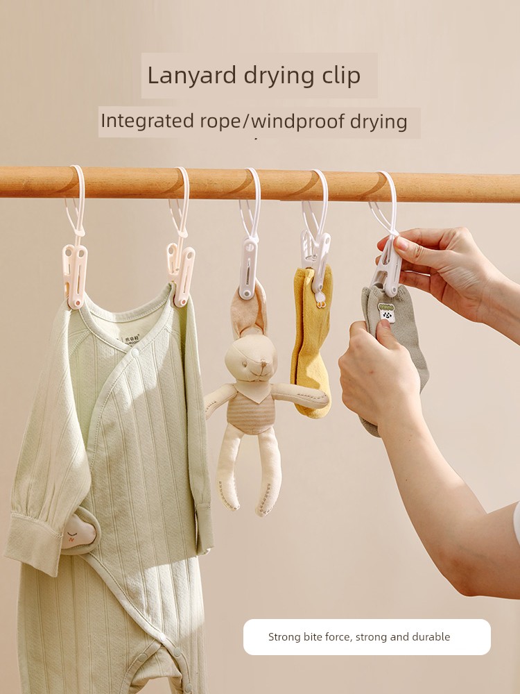 Drying For Home Plastic Socks Multifunctional Windproof Clip