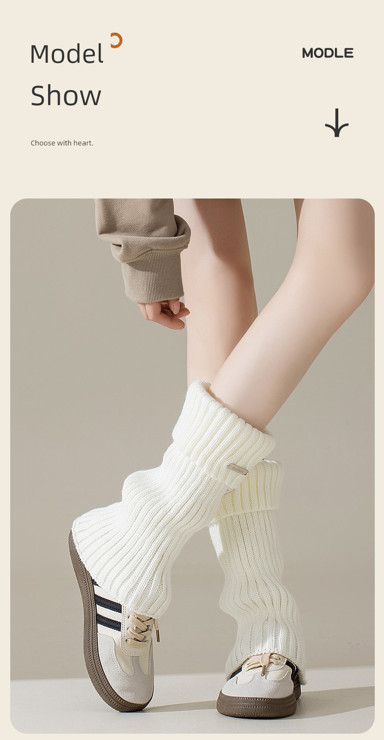 Warm & Cozy Women's Sock Pile Boot Leg Warmers