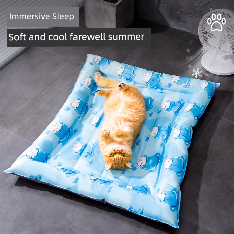 Pet Ice Mat Sleep for Summer Ice Pad Mattress Summer Dog Cat Cooling Dedicated Anti-Bite Mat Kennel
