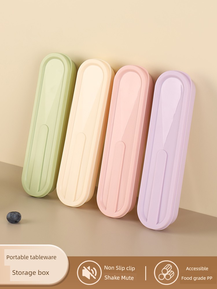 Storage Outdoor Travel Kids For Home Single Cutlery Box