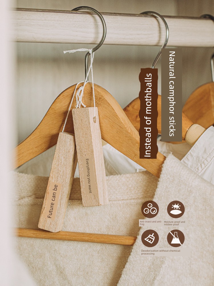 Wardrobe Dormitory Cockroach Moth Repellent Camphorwood Strip