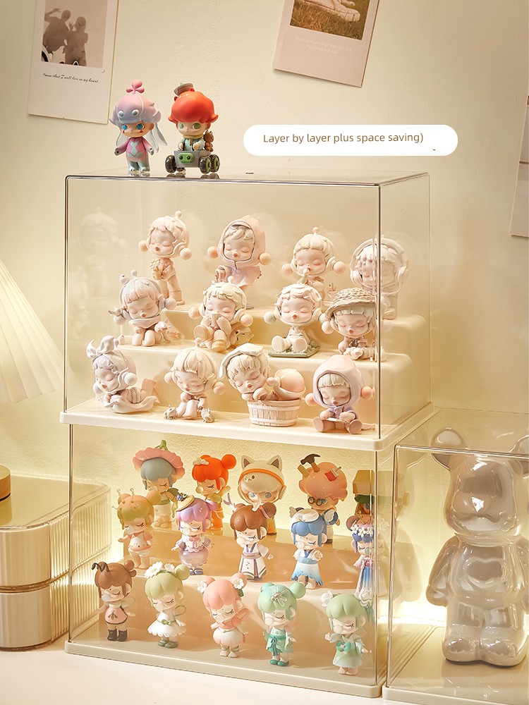 Blind Box Transparent and Dustproof Decoration Hand-Made Storage Display Stand