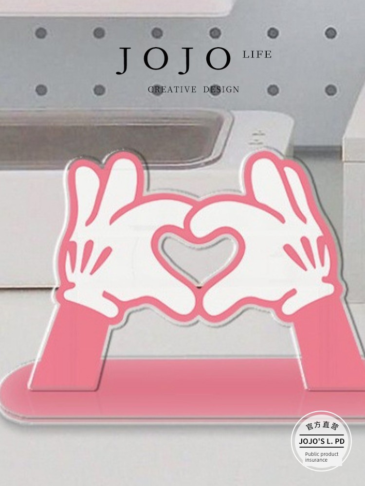 Jojo's L. Pd. Flower. Table Decorative Ornaments Acrylic Standing Sign Desk Bring In Wealth and Treasure | Capsule Flap