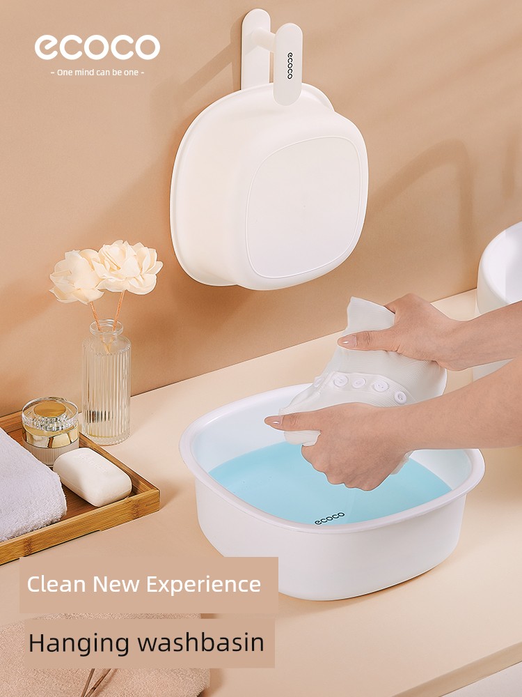 Washbasin For Home Plastic Laundry Basin Student Dormitory Laundry Small Basin Thickened Durable Small Size Washbasin