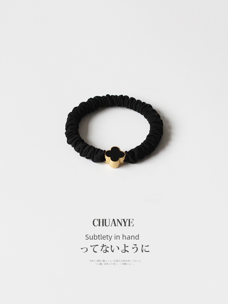 Kawano Large Intestine Ring Hair Rope Ponytail Minimalist Flowers