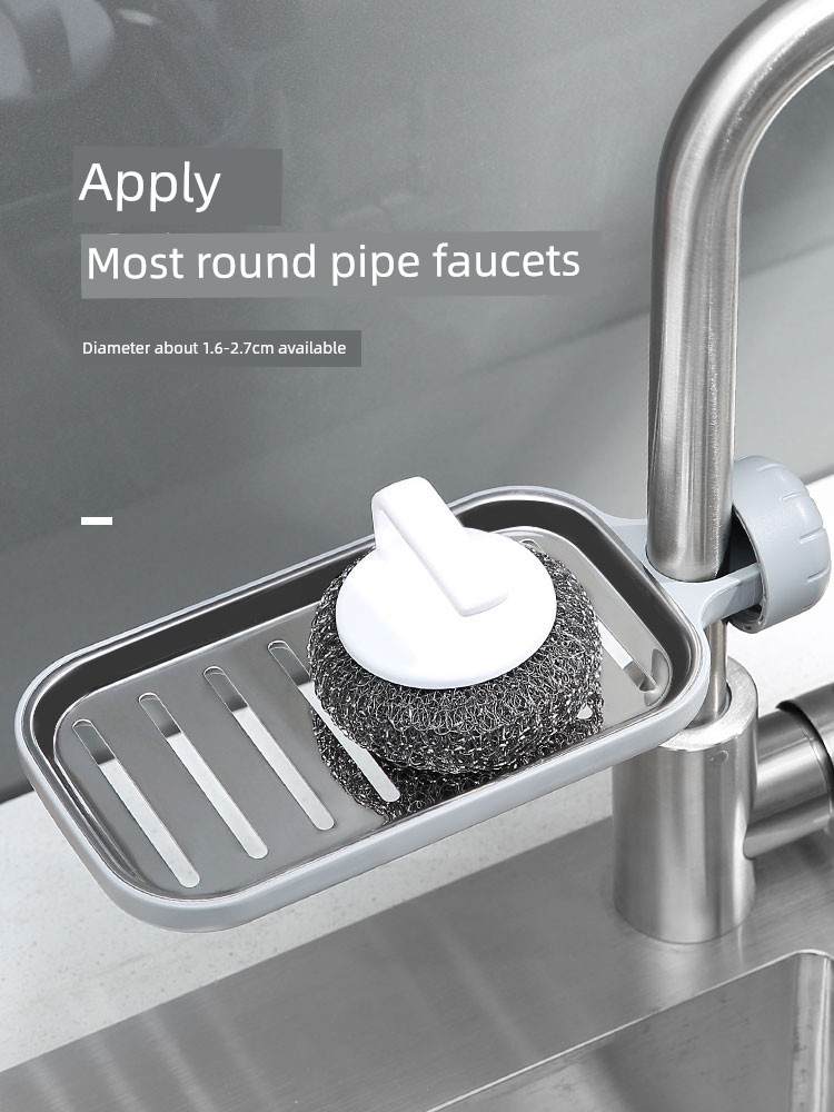 Racks Hanging on a Faucet Draining Rack Stainless Steel Sink Dishwashing Sink Storage Handy Gadget Kitchen Supplies For Home Complete Collection