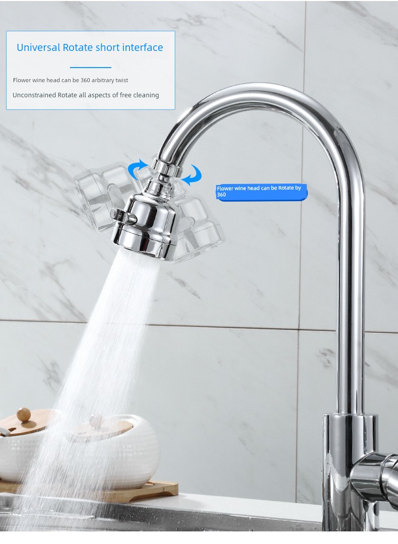 Water-Saving Pressurized Shower Bubbler