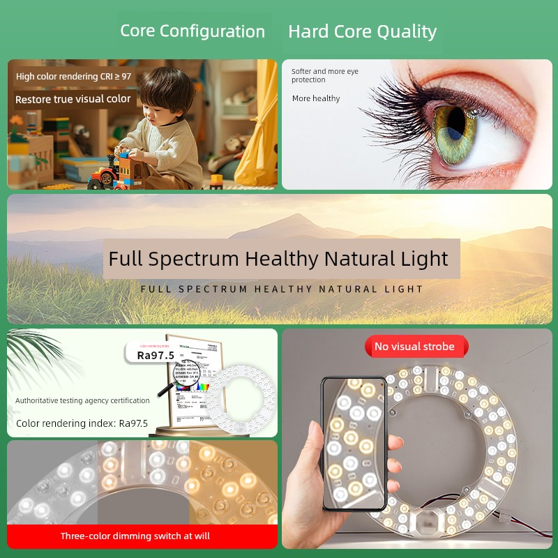 LED Eye Protection against Blue Light Smart round Ceiling Lamp