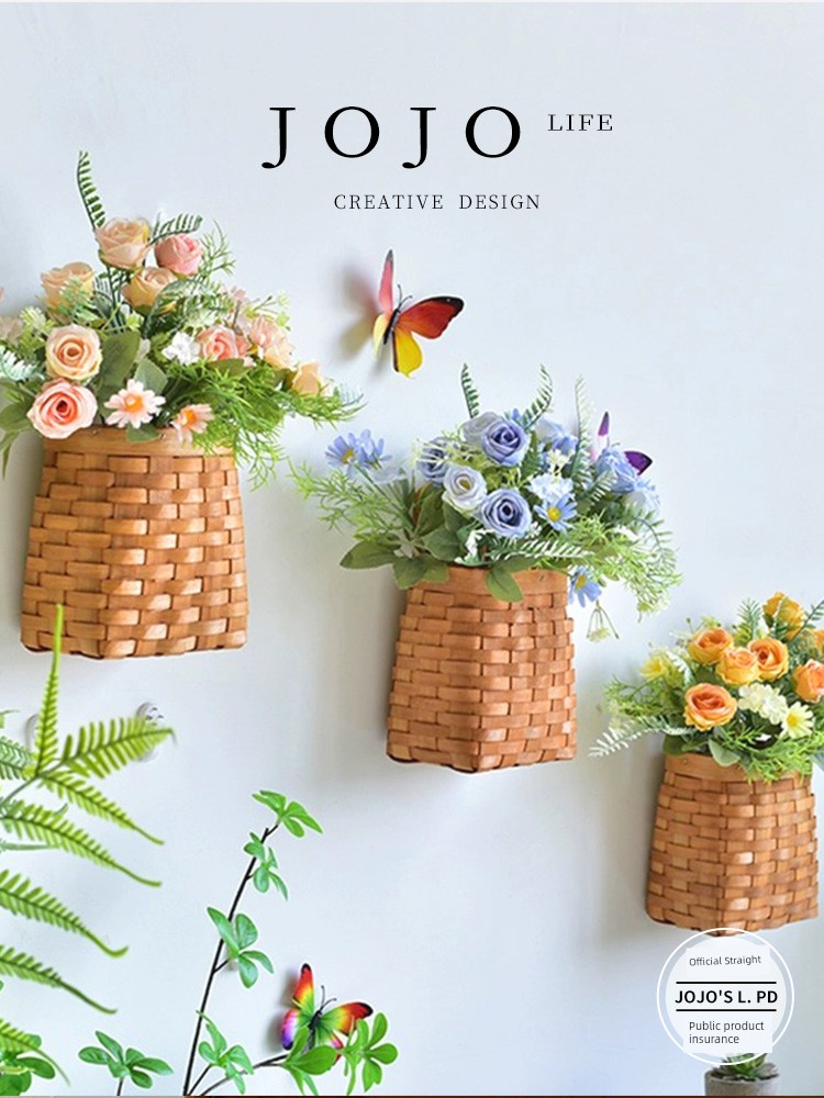 Jojo's L. Pd. Mr. Grocery. Wall Decoration Artificial/Fake Flower Room Layout Wall | Walking Guy