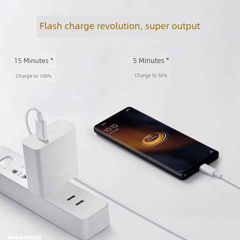 Suitable for 120W Charging Cable Suitable for Neo8pro Fast Charging Vivo Iqoo Aiku Dedicated Data Cable Typec Super 66W Dual Engine 5A Flash Charging Mobile Phone 6A Android Charging Cable