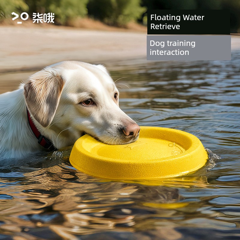 Dog Toy Bite-Resistant Tour Frisbee Large Dog Training Dedicated Consumption Physical Grinding Relieving Stuffy Pet Dog Bite Ball