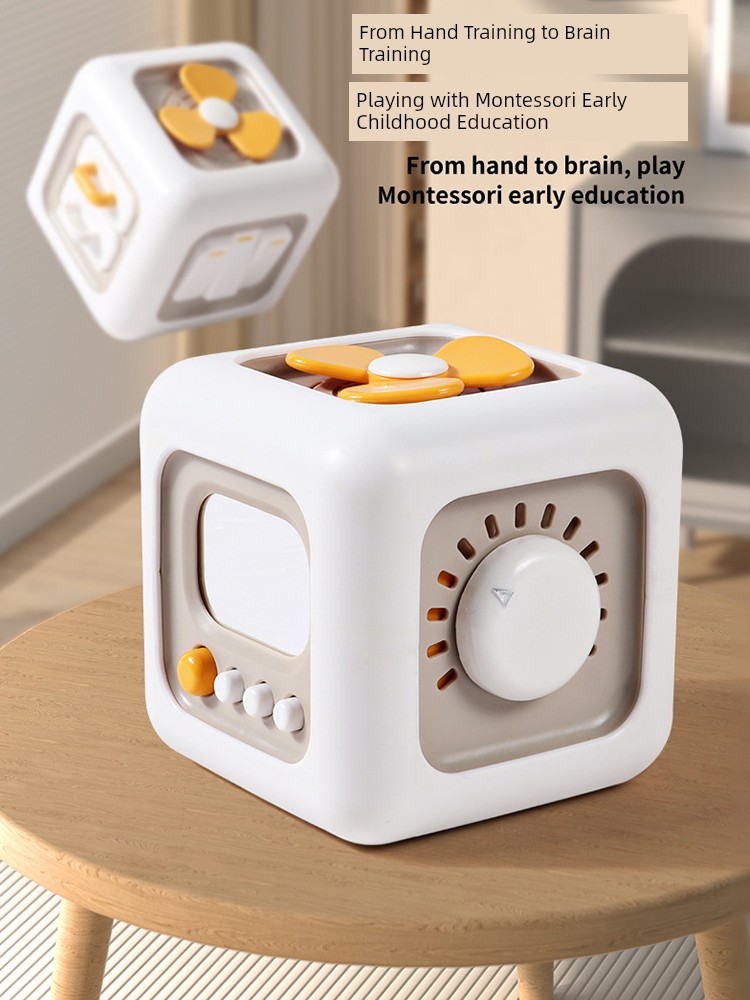 Kids Hexahedral Finger Training Early Education Educational Toys Kindergarten 3-6 Years Old Boys and Girls Desktop Game
