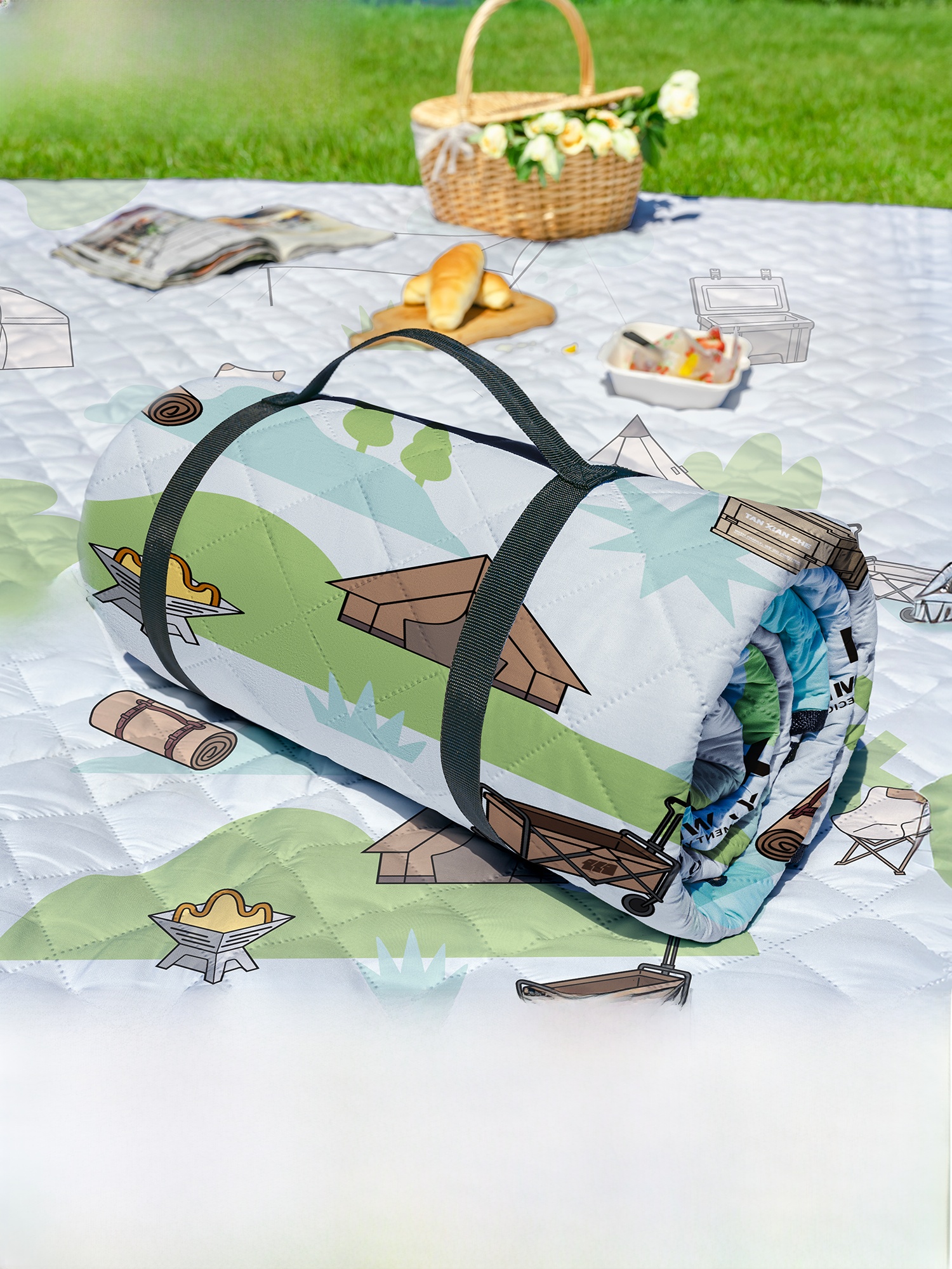 Explorer Outdoor Waterproof Tent Camping Picnic Mat