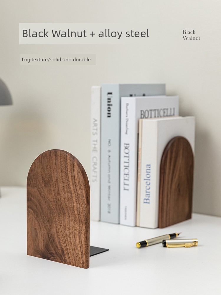 Black Walnut Creative Ins Style Desktop Book Shelf