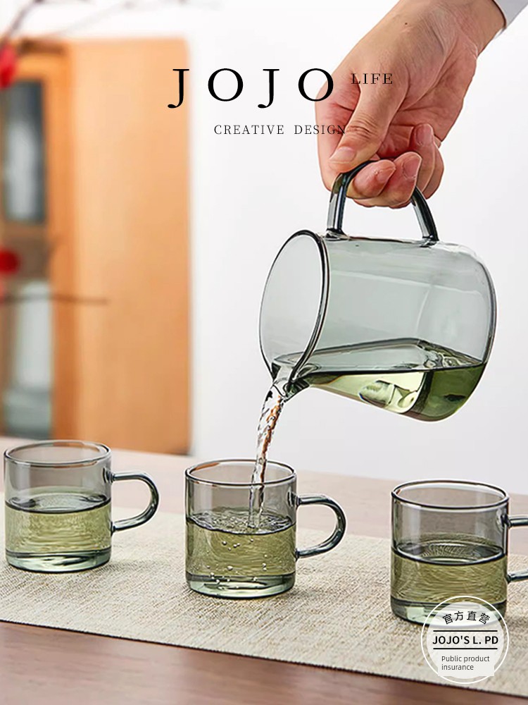 Mountain Glass Fair Cup - Japanese Style Heat-Resistant Cup
