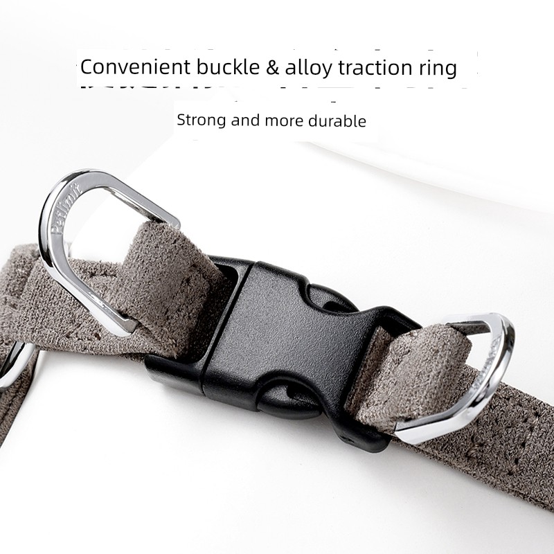 轻盈舒适宠物胸背带，适合小型犬