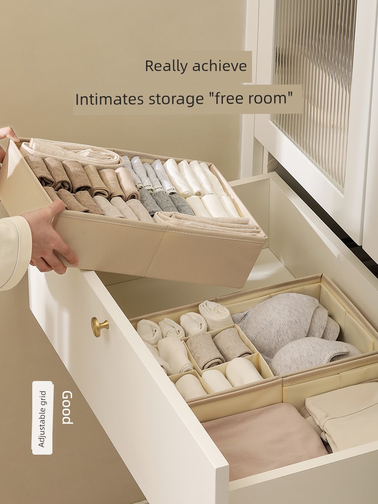 Handy Gadget Drawer Three-in-One Compartment Intimates Storage Box